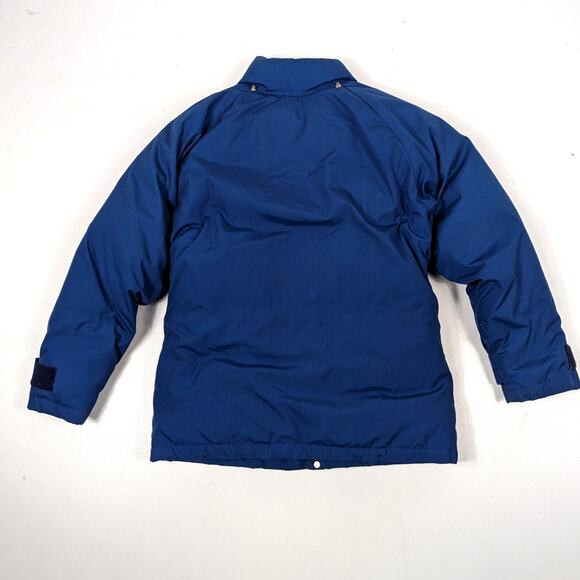 Vintage The North Face Coat Size XXS Brown Label Parka Blue Puffer Down - Picture 6 of 9